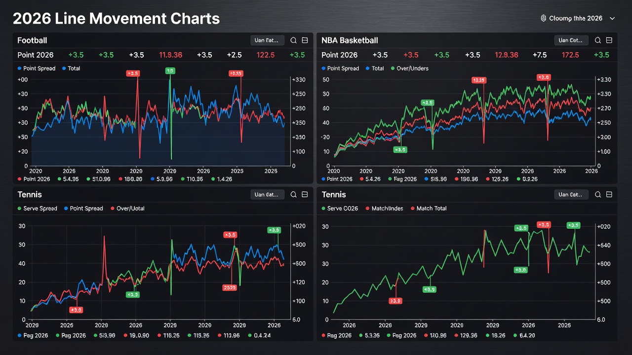 2026 Line Movement Analysis: Football, NBA & Tennis Betting Odds