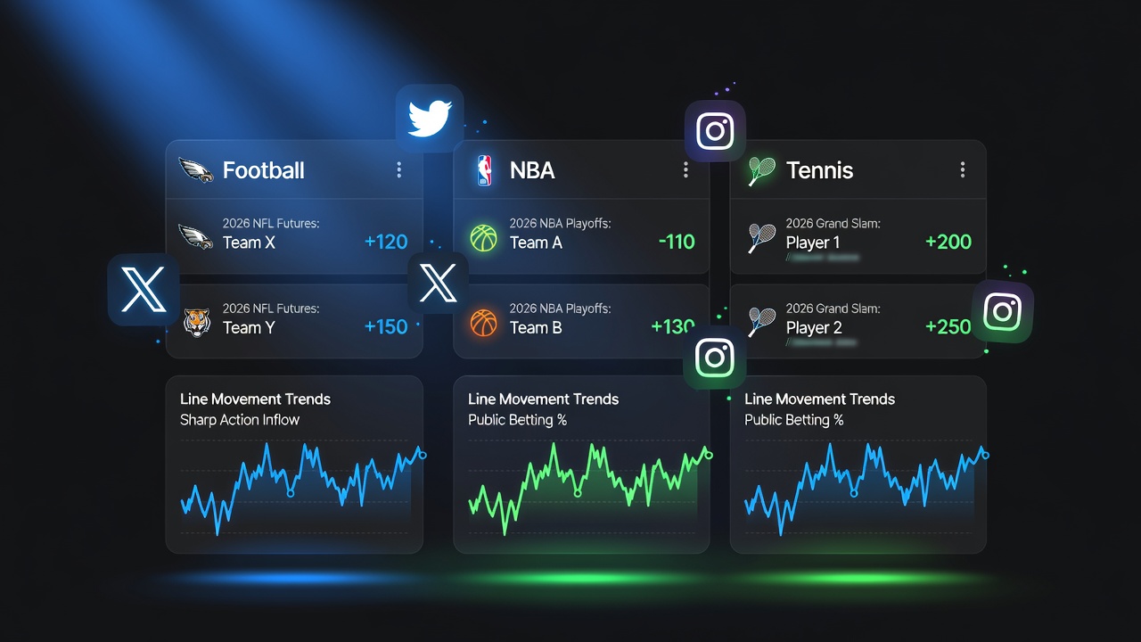 How Social Media Shapes 2026 Football NBA Tennis Betting Odds