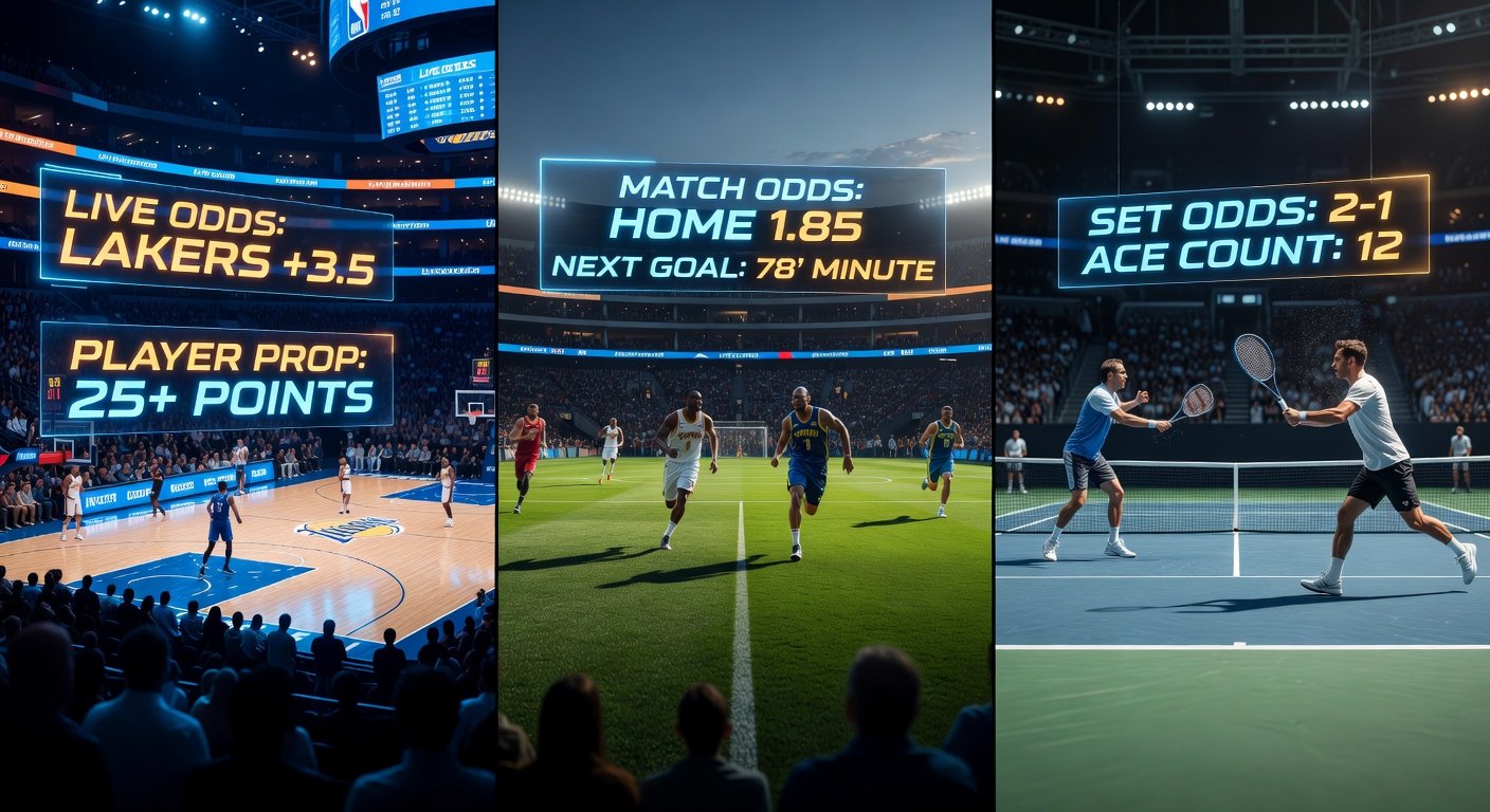 Live Betting Edges: NBA, Football & Tennis 2026