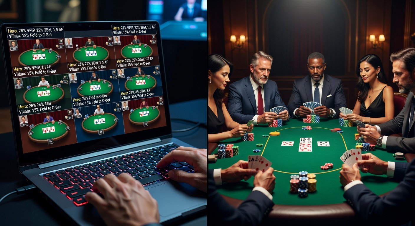 Online vs Live Poker: Texas Hold'em Strategies