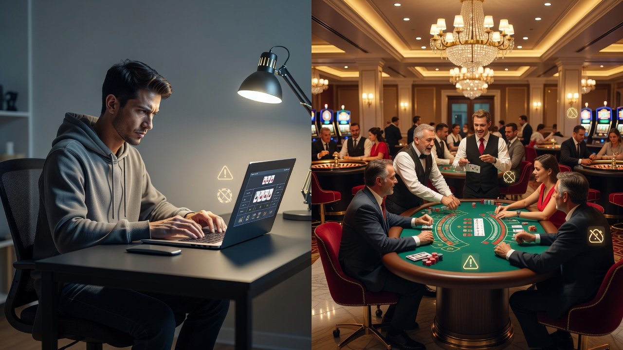 Online vs Offline Gambling Risks: Safe Betting Guide 2026