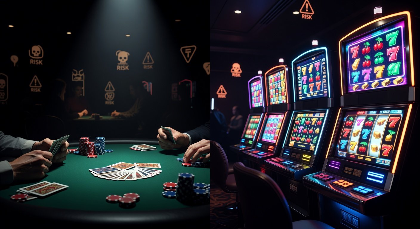 Poker vs Slots: Gambling Risks & Safe Betting Guide 2026